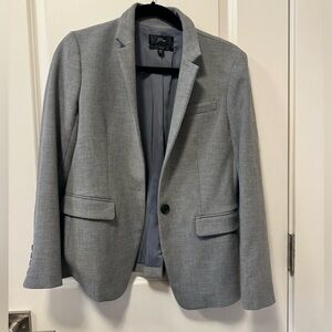Jcrew Regent Blazer in Four Season Stretch in Heather Graphite